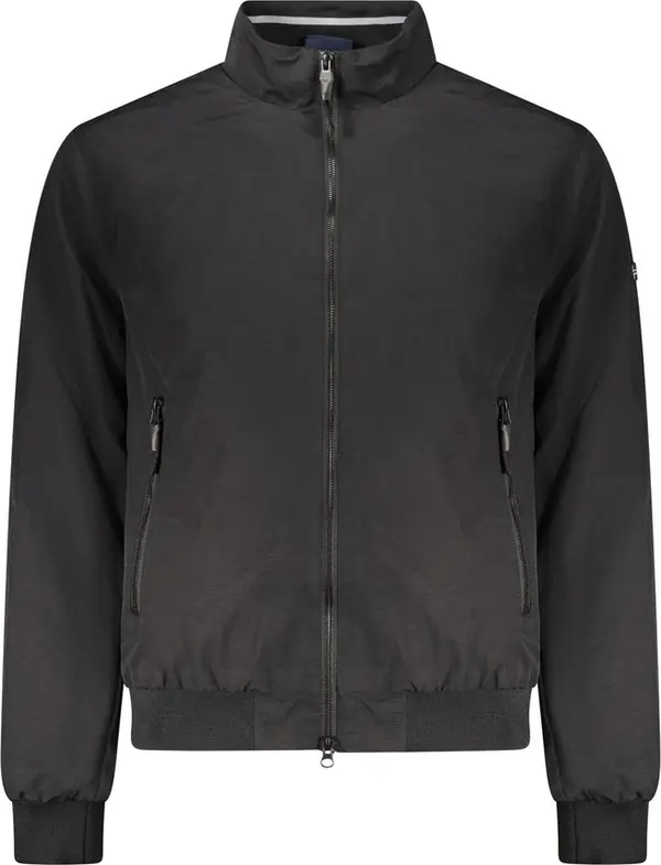 Black Cotton Men's Jacket