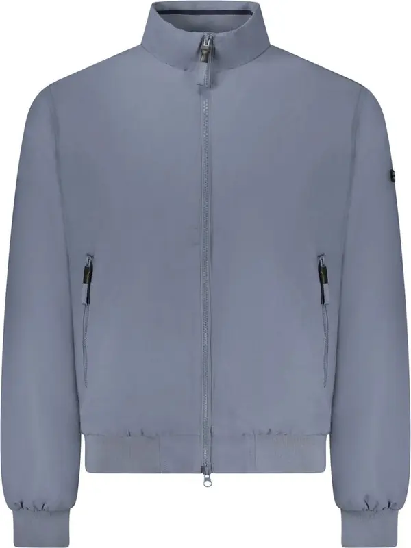 Blue Cotton Men's Jacket