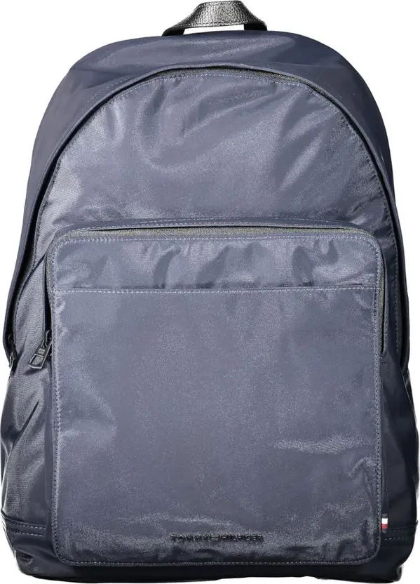 Blue Polyester Backpack