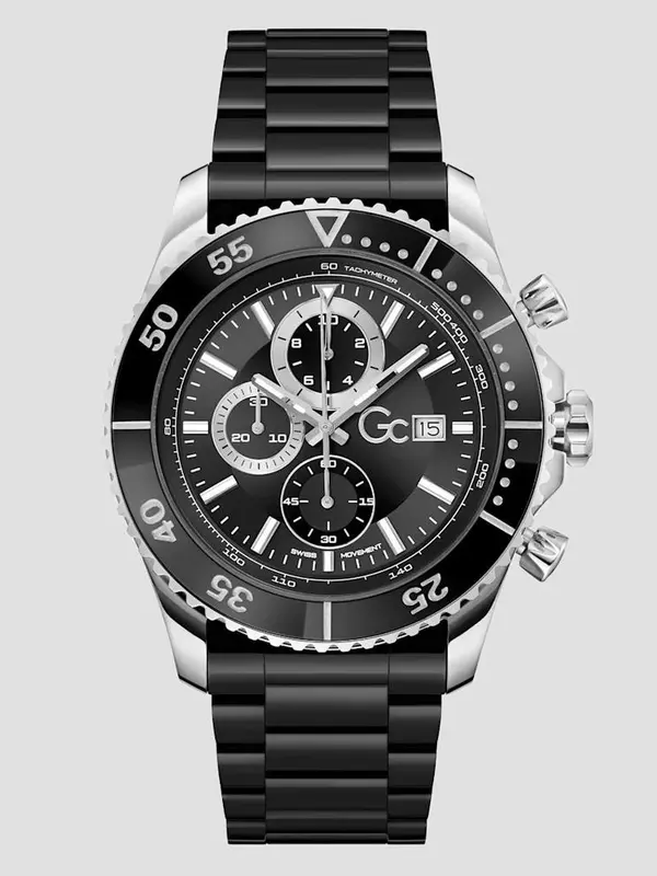 Black Ceramic Dress Watch