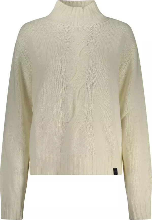 White Polyamide Women's Sweater
