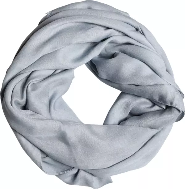 Light Blue Cashmere Knitted Shawl Scarf