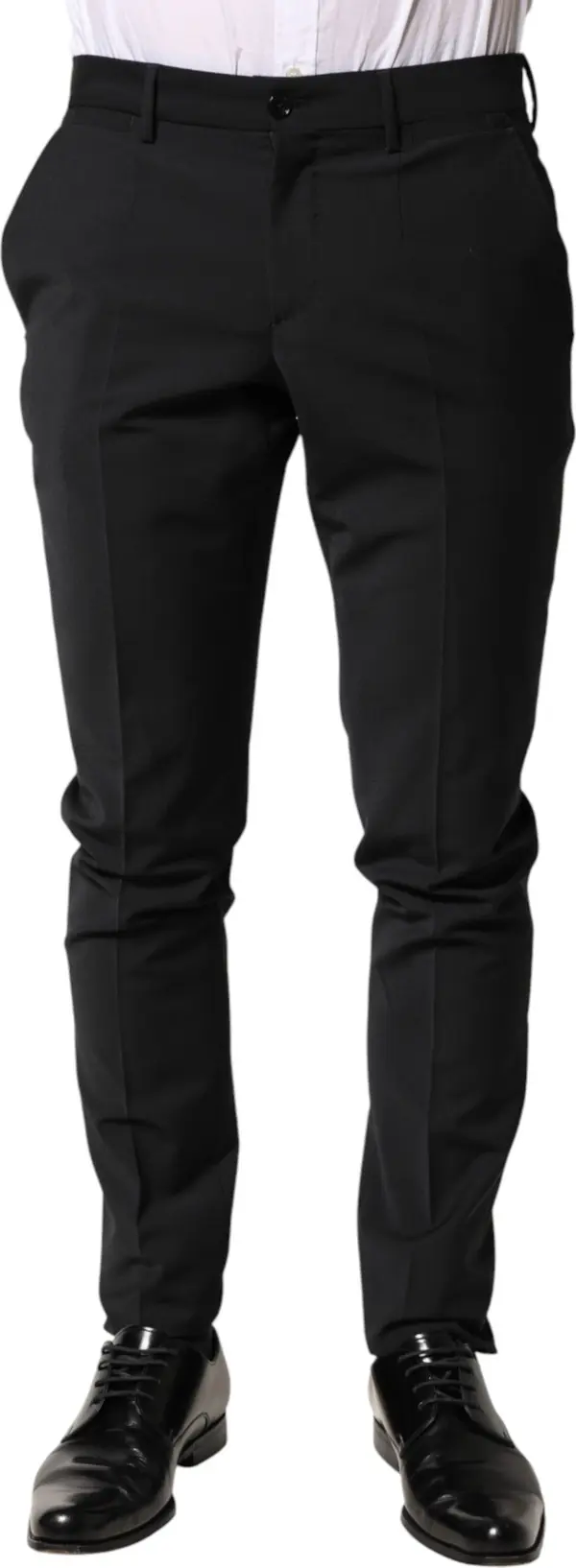 Black Wool Formal Dress Men Trouser Pants