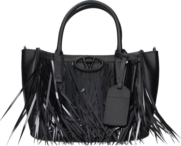 Black Leather Handbag