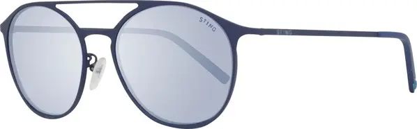 Blue Metal Sunglasses