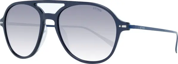 Blue Metal Sunglasses