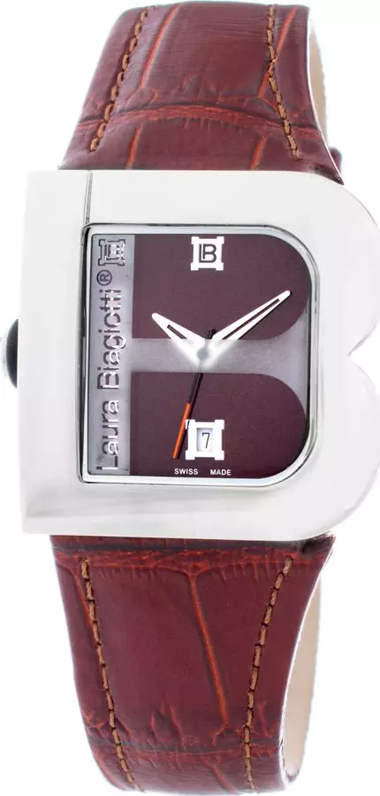 Brown Leather Dress Watch