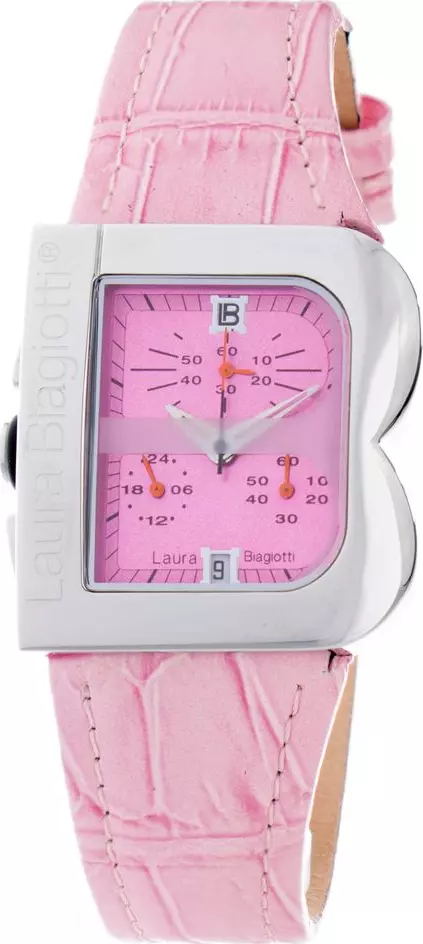 Multicolor Leather Dress Watch