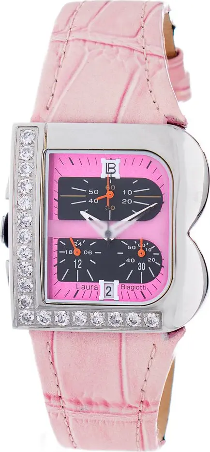 Multicolor Leather Dress Watch