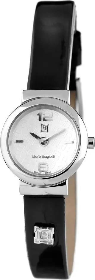 Black Leather Dress Watch