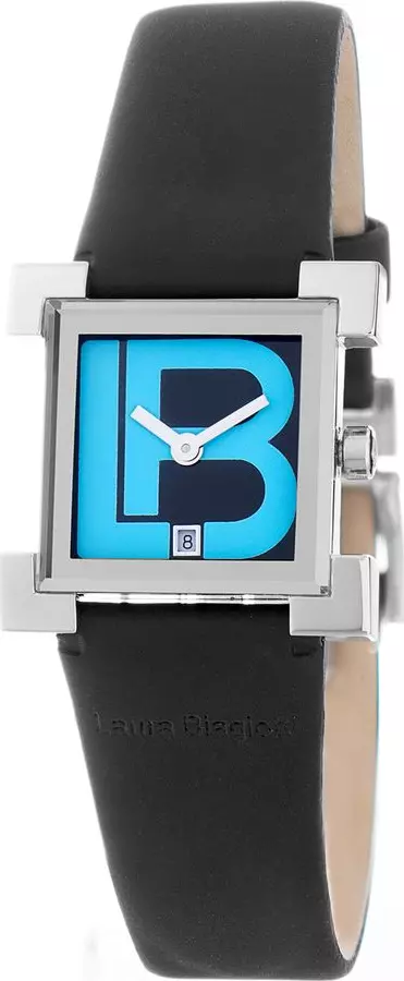 Black Leather Dress Watch