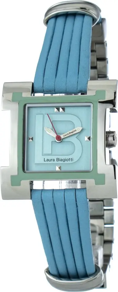Blue Leather Dress Watch