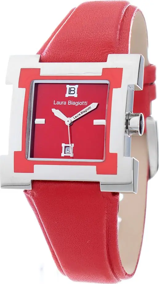 Multicolor Leather Dress Watch