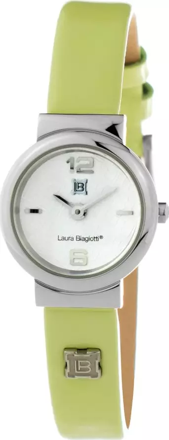 Bicolor Leather Dress Watch