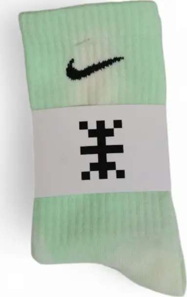 Green Cotton Socks