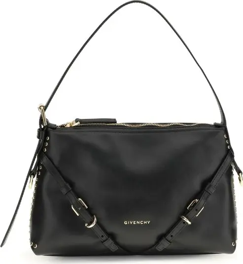 Black Calf Leather Bos Taurus Shoulder Bag