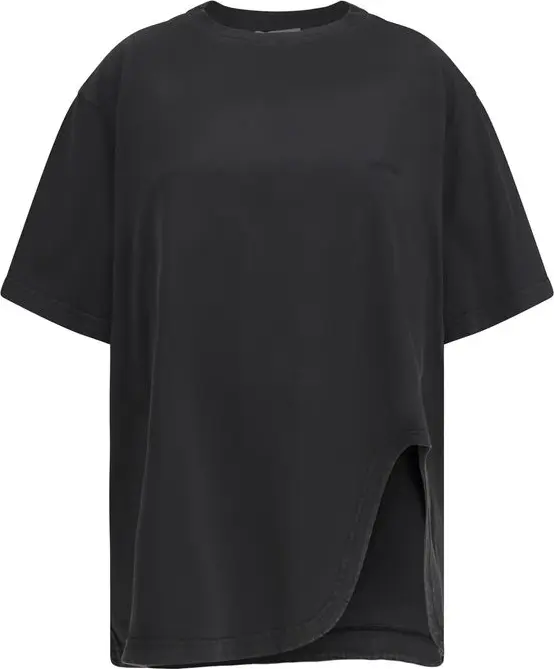 Black Cotton T-Shirt