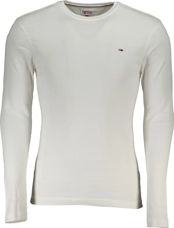White Cotton Men T-Shirt