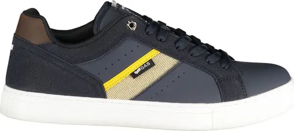 Blue Polyester Men Sneaker