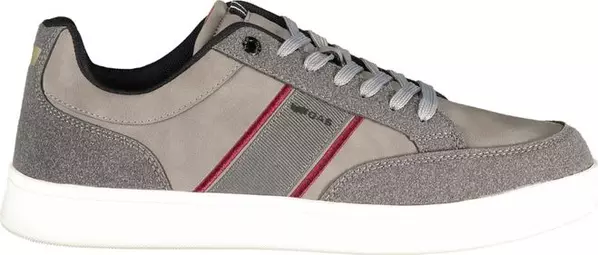 Grigio Poliestere Man Sneaker