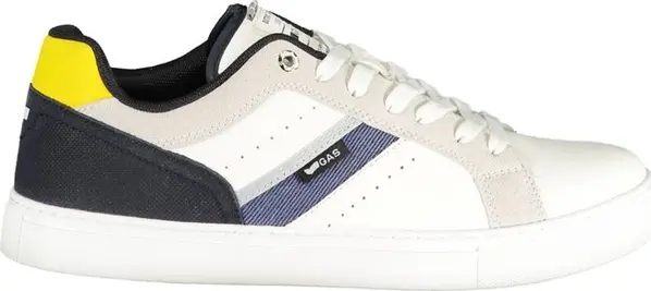 White Polyurethane Men's Sneaker