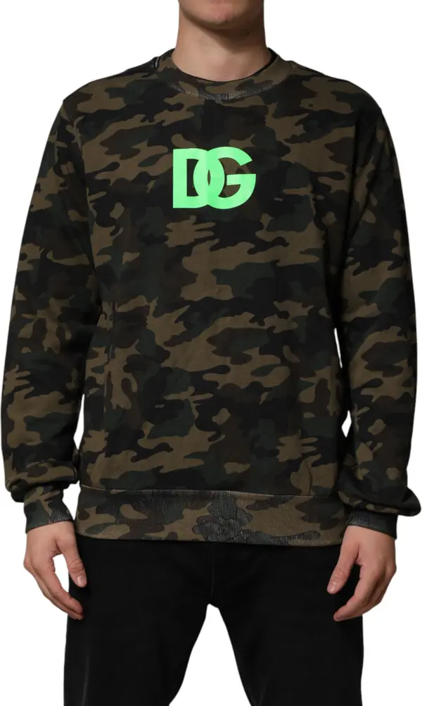 Multicolor Camouflage Men Sweatshirt  Sweater