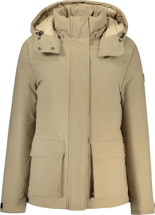 Marrone Polyester Woman Jacket