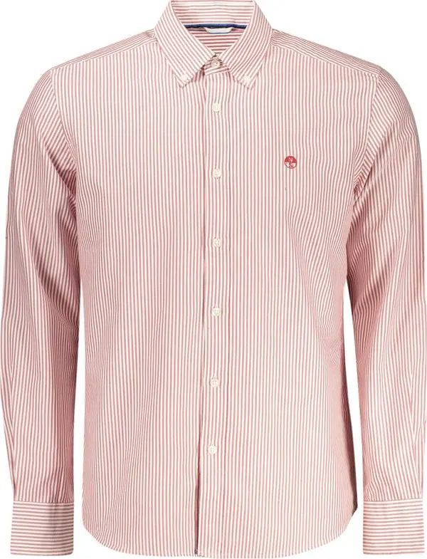 Red Cotton Men's Shirt