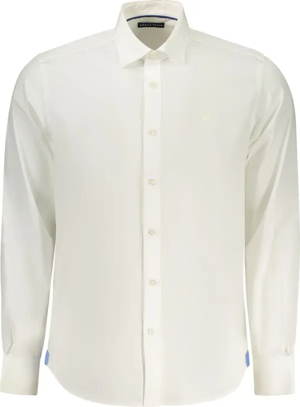 White Cotton Men's Shirt