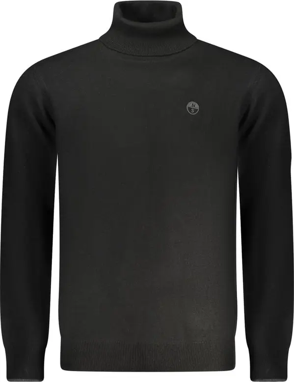 Black Polyamide Men Sweater