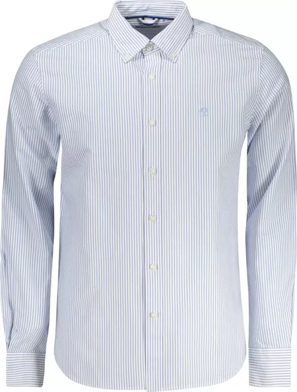 White Cotton Men Shirt