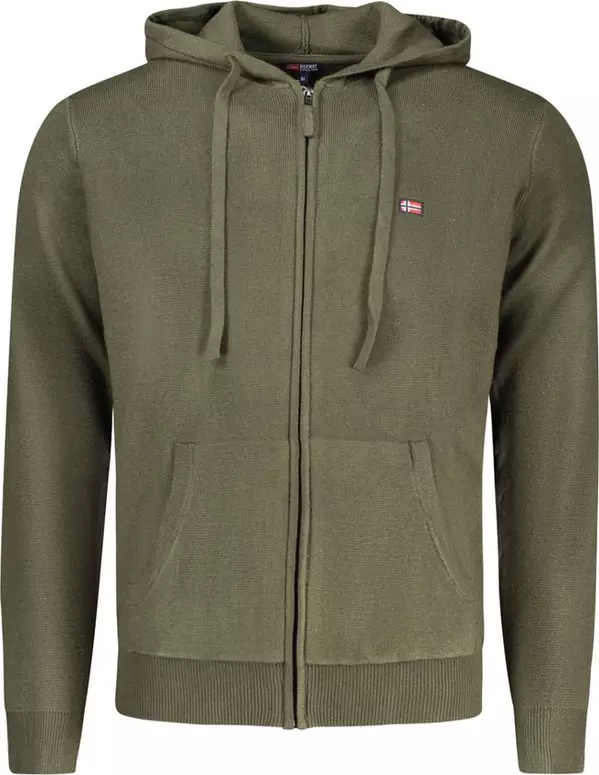 Verde Poliammide Men Cardigan