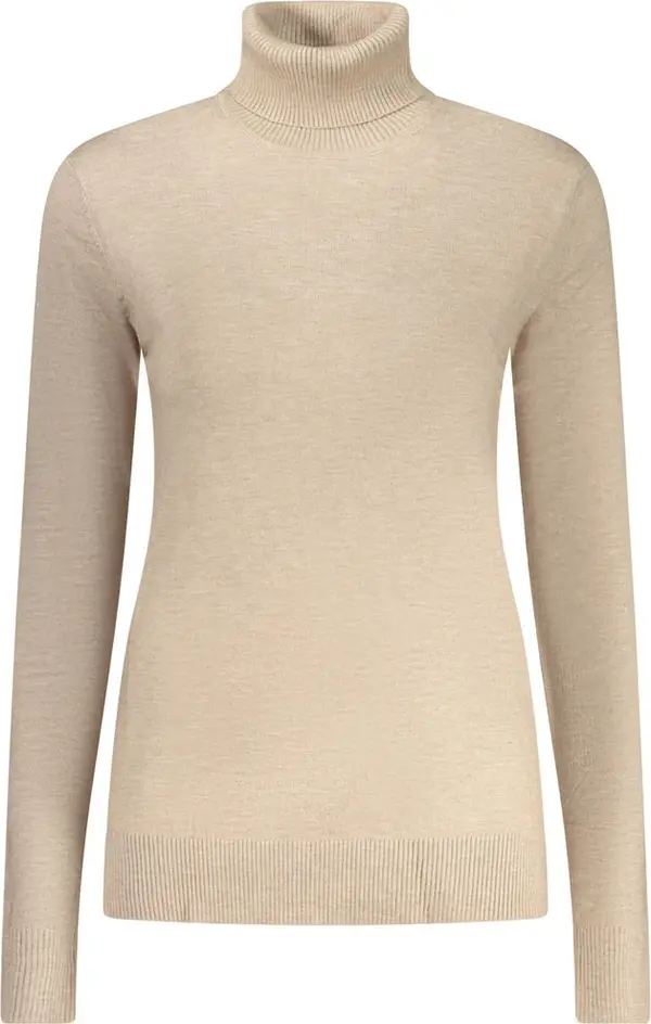 Beige Viscosa Women Sweater