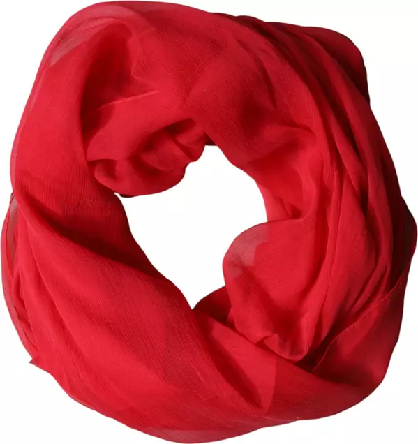 Red Stole Silk Neck Wrap Shawl Men Scarf