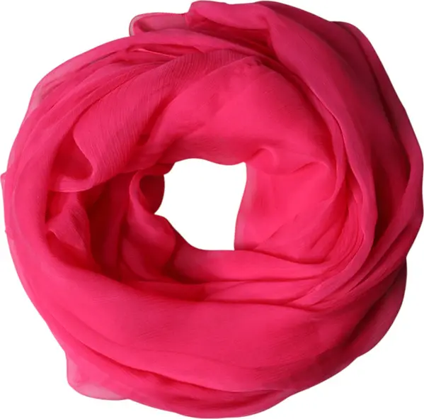 Pink Silk Stole Neck Wrap Shawl Men 174cm x 128.5cm Scarf