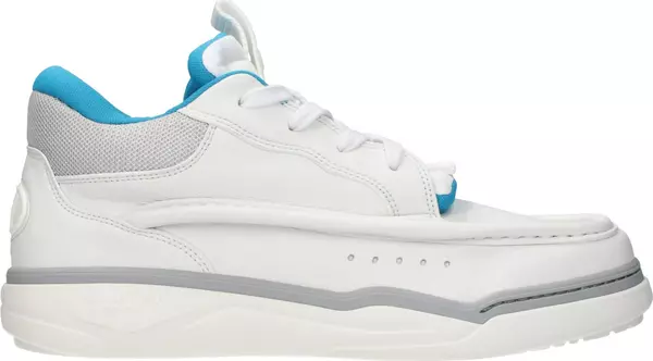 White Leather Low Top Sneakers