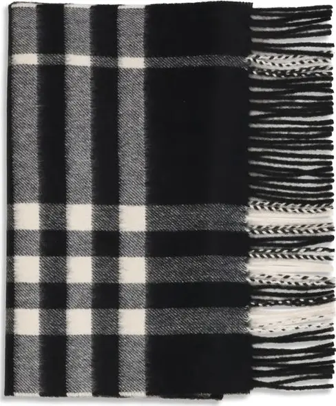 Black Cashmere Scarf