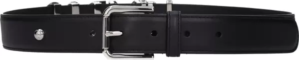 Black Leather Regular Belt
