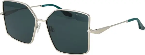 Silver Metal Sunglasses