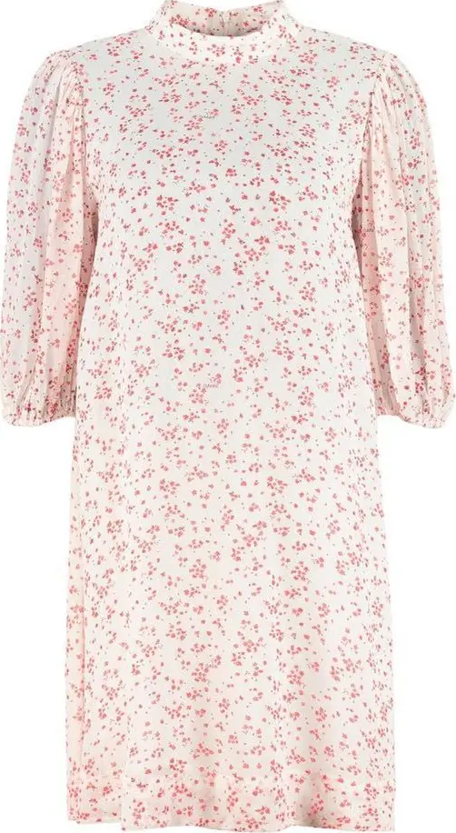 White Viscose Casual Dress