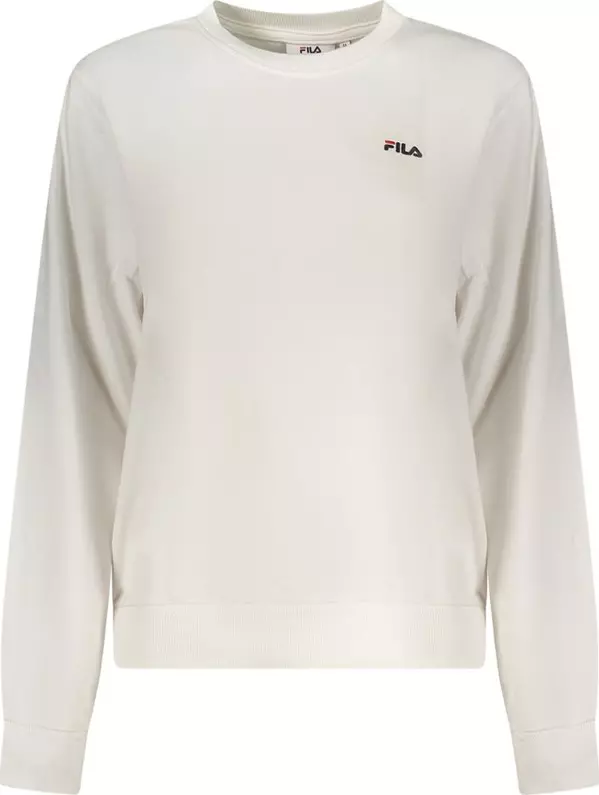 White Cotton Women's Sweatshirt