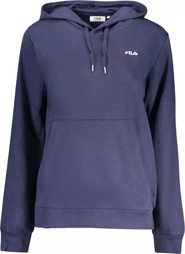 Blue Organic Cotton Womens Hoodie
