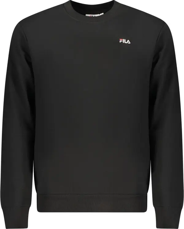 Black Organic Cotton Men Sweatshirt
