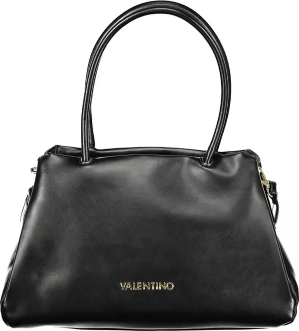 Black Polyurethane Women's Bag