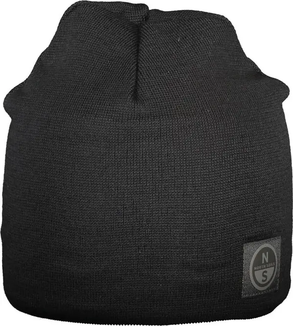 Black Wool Men Cap