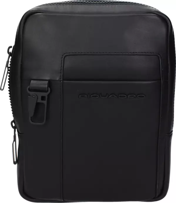 Black Leather Crossbody Bag