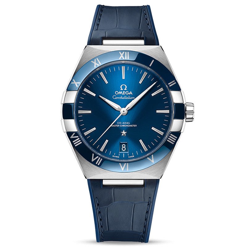 Omega Constellation Co Axial Master Chronometer 41mm Steel on Leather Strap
