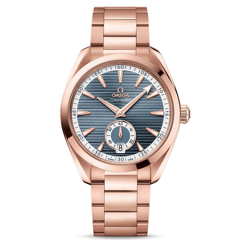 Omega Seamaster Aqua Terra 150m Co Axial Master Chronometer Small Seconds 41mm Sedna Gold