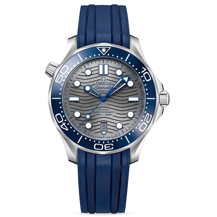 Omega Seamaster Diver 300m Steel on Rubber Strap