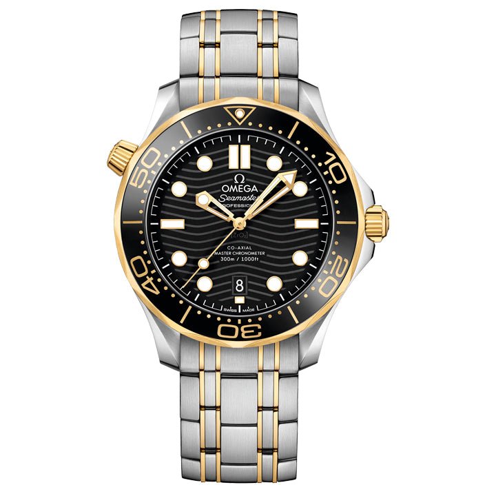 Omega Seamaster Diver 300m Steel & Yellow Gold